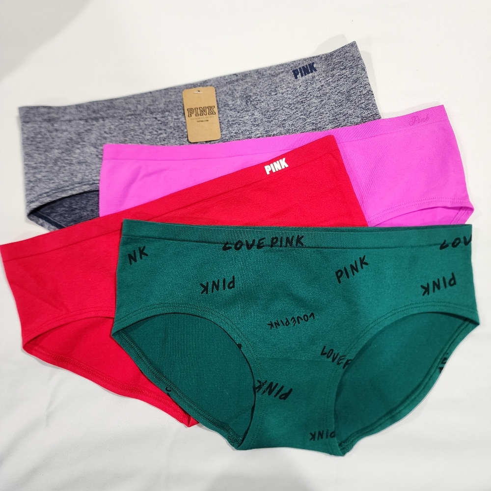 PINK Hipster Panties - Set of 4 Bundle